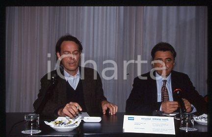 Marco FUMAGALLI Achille OCCHETTO - PCI 1990 ca * 35 mm vintage slide 22