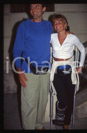 Diana BIANCHEDI ITALIA Schermitrice con le stampelle 1996 * 35mm vintage slide 1