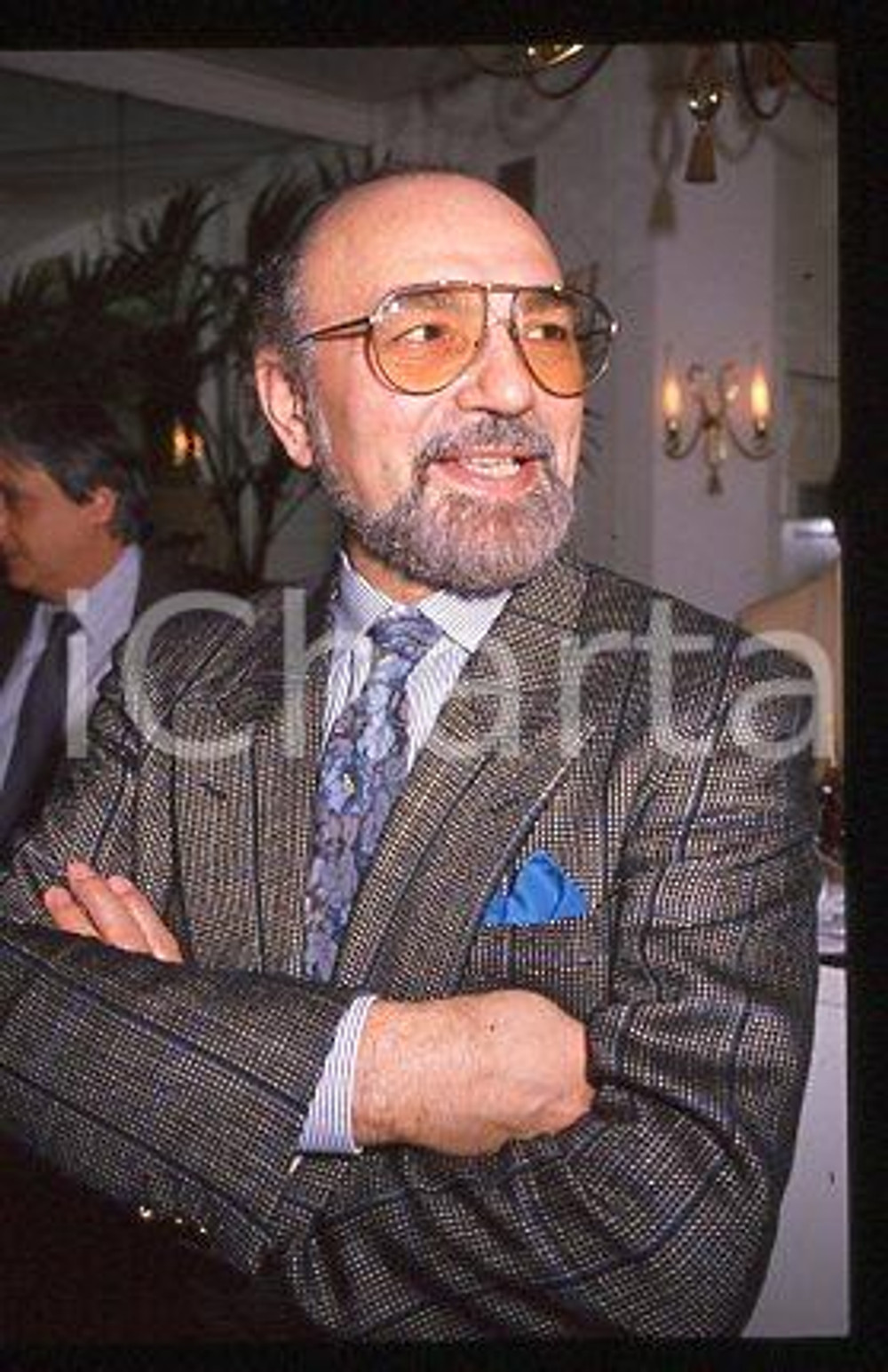 Renato BRUSON - ITALIA Ritratto del baritono 1990 ca * 35 mm vintage slide 4