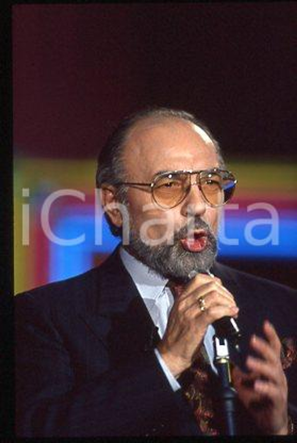 Renato BRUSON - ITALIA Ritratto del baritono 1988 ca * 35 mm vintage slide 6