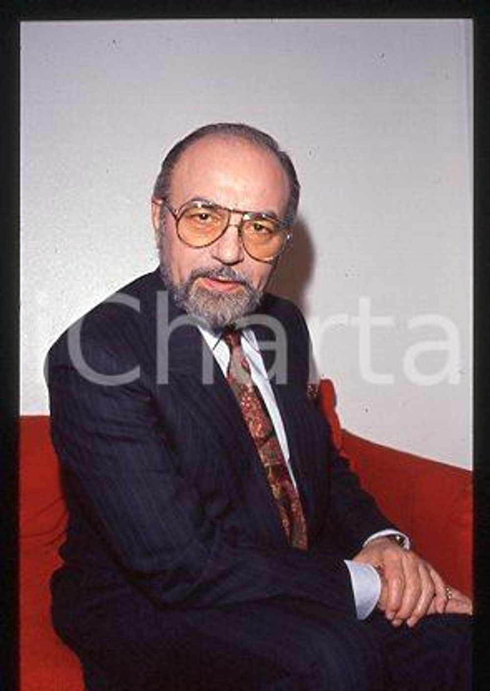 Renato BRUSON - ITALIA Ritratto del baritono 1988 ca * 35 mm vintage slide 7