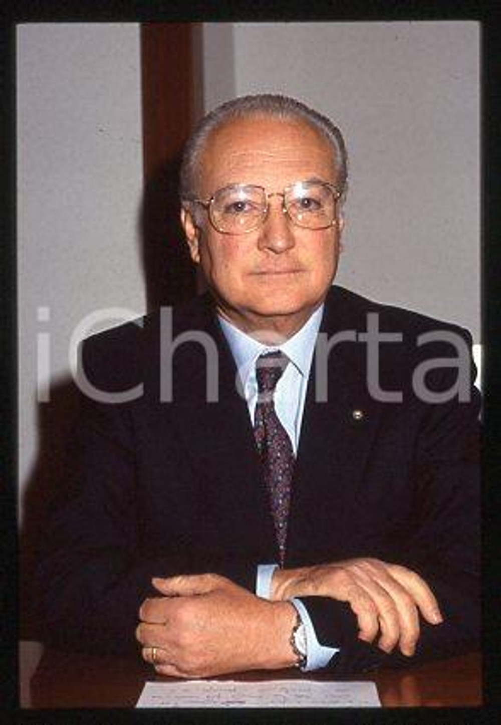 Giulio FUMAGALLI ROMARIO - ITALIA Imprenditore 1995 ca * 35 mm vintage slide 21