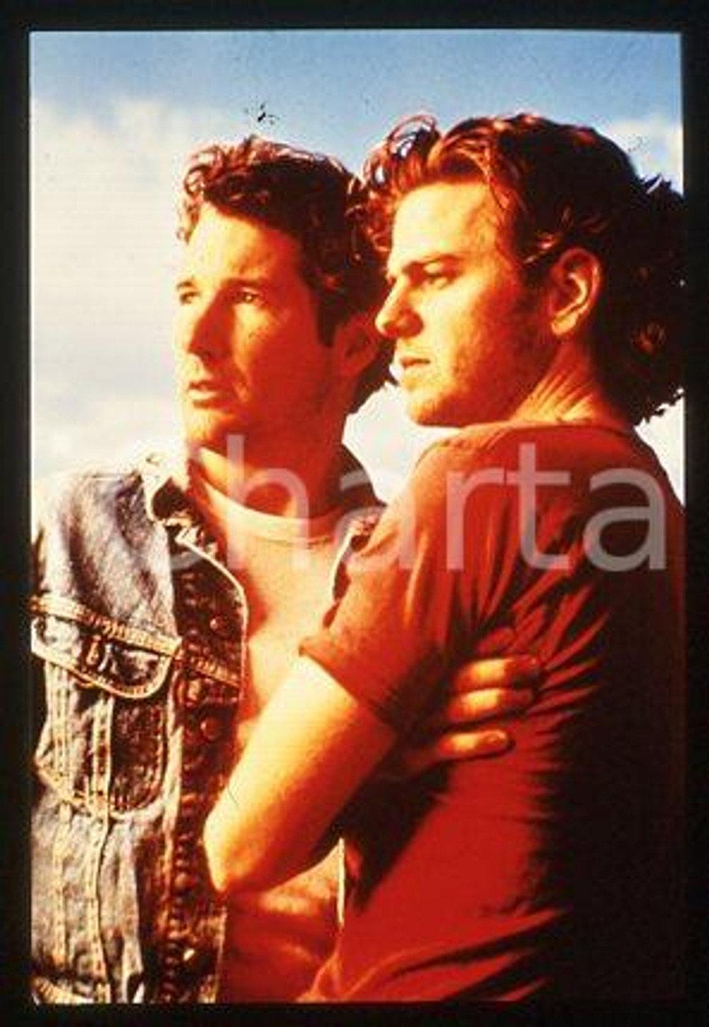 Richard GERE Kevin ANDERSON - CINEMA Miles from Home 1988 * 35mm vintage slide 1