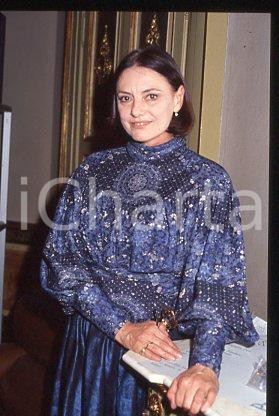 Lucilla MORLACCHI - COSTUME Italian film actress 1995 ca * 35 mm vintage slide 7