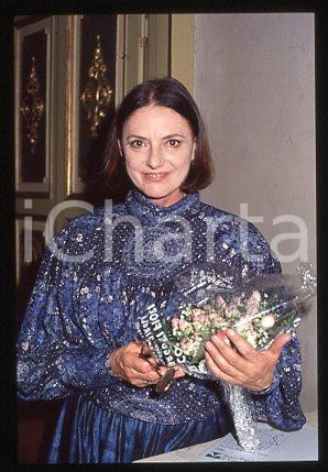 Lucilla MORLACCHI - COSTUME Italian film actress 1995 ca * 35mm vintage slide 12
