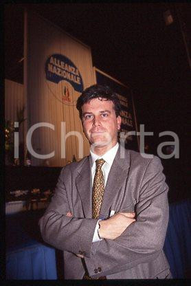 Nicola PASETTO ITALIA ALLEANZA NAZIONALE Politico 1995 ca *35mm vintage slide 12
