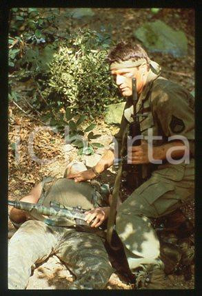 TOUR OF DUTY-4 TV Series Steve DUNCAN L.T. CLARK 1990 ca* 35 mm vintage slide 14