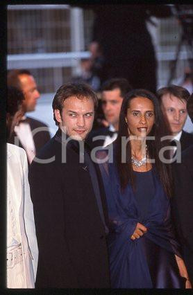 Vincent PEREZ and wife Karine SILLA - CINEMA 2000 ca * 35 mm vintage slide 11