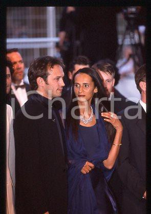 Vincent PEREZ and wife Karine SILLA - CINEMA 2000 ca * 35 mm vintage slide 14