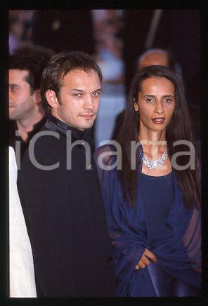 Vincent PEREZ and wife Karine SILLA - CINEMA 2000 ca * 35 mm vintage slide 16
