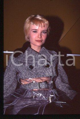 Sonia CASSIANI - ITALY Portrait of TV Host SHOW 1994 ca * 35 mm vintage slide 15