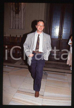 Valter MOLINARO - MILANO Ritratto del politico 1990 ca * 35 mm vintage slide 1