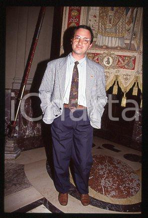 Valter MOLINARO - MILANO Ritratto del politico 1990 ca * 35 mm vintage slide 4