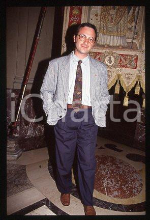 Valter MOLINARO - MILANO Ritratto del politico 1990 ca * 35 mm vintage slide 7