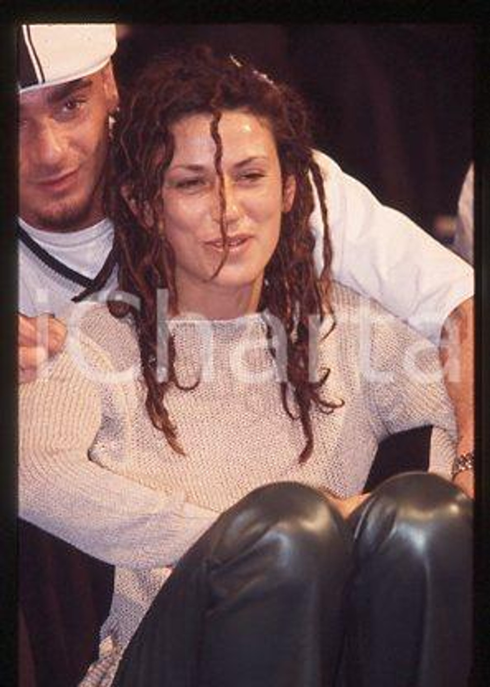 Irene LAMEDICA - MUSIC Italian singer 1998 ca * 35 mm vintage slide 5