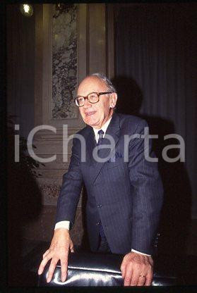 Alexandre LAMFALUSSY - MILANO Presidente I.M.E. 1995 ca * 35 mm vintage slide 6