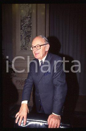 Alexandre LAMFALUSSY - MILANO Presidente I.M.E. 1995 ca * 35 mm vintage slide 7