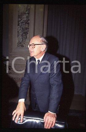 Alexandre LAMFALUSSY - MILANO Presidente I.M.E. 1995 ca * 35 mm vintage slide 8