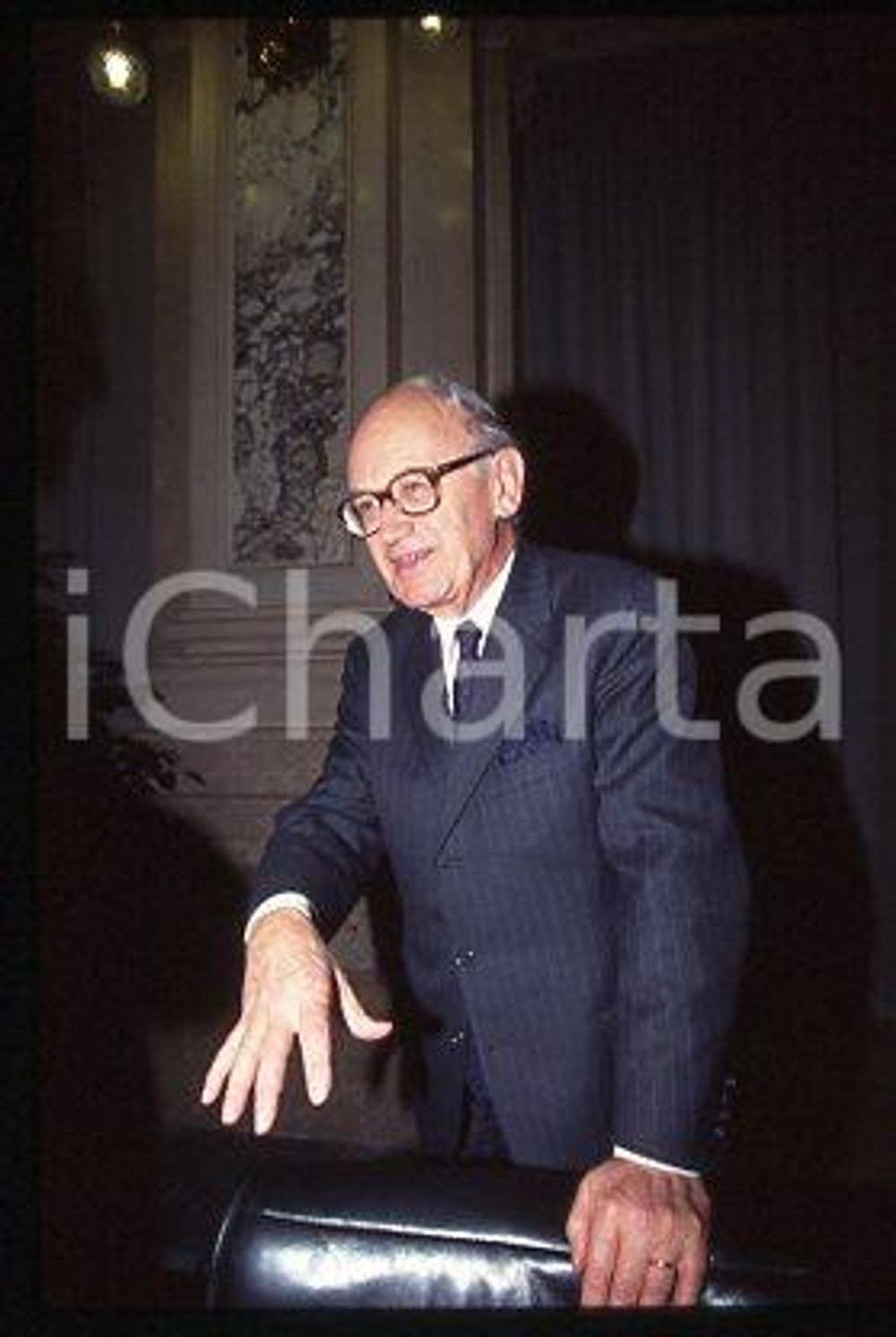 Alexandre LAMFALUSSY - MILANO Presidente I.M.E. 1995 ca * 35 mm vintage slide 9