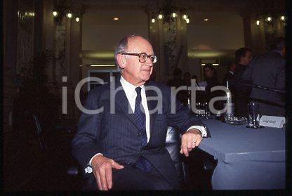Alexandre LAMFALUSSY - MILANO Presidente I.M.E. 1995 ca * 35 mm vintage slide 11