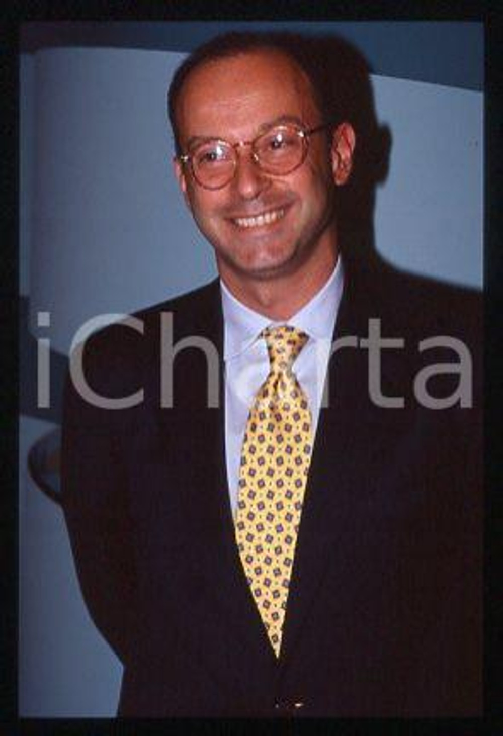 Nicola CALATHOPOULOS - ITALY Sports journalist 1998 ca * 35 mm vintage slide 1