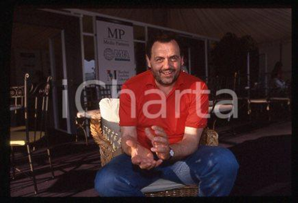 Gianfranco VISSANI - ITALIA Ritratto del cuoco 1999 ca * 35 mm vintage slide 2