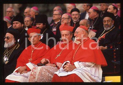 Edward Idris CASSIDY Carlo Maria MARTINI -ASSEMBLY 1991 ca * 35mm vintage slide1