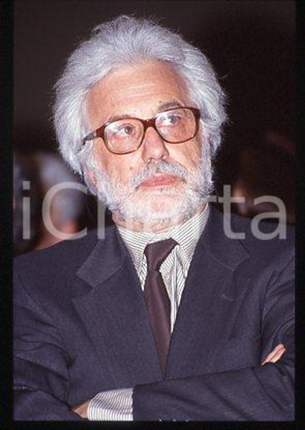 Luca RONCONI - TEATRO Attore e regista Ritratto 1989 ca * 35 mm vintage slide 32