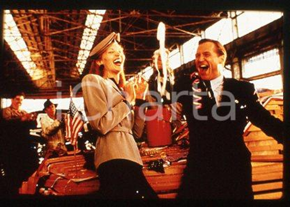 Joan ALLEN Jeff BRIDGES - CINEMA Tucker: The Man 1988 * 35 mm vintage slide 1
