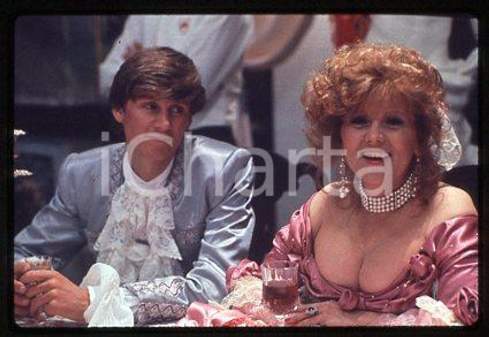 Brenda VACCARO - CINEMA Masque of the Red Death 1989 * 35 mm vintage slide 1
