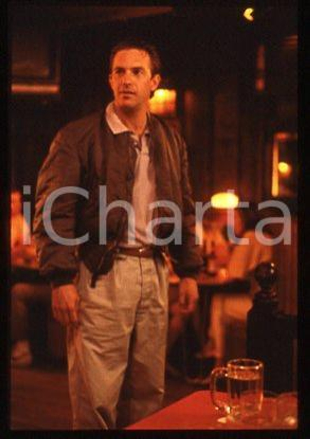 Kevin COSTNER - CINEMA Bull Durham Actor 1988 * 35 mm vintage slide 7