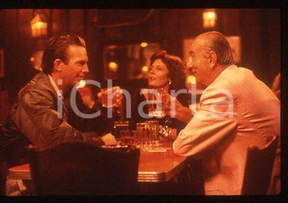 Kevin COSTNER Max PATKIN - CINEMA Bull Durham 1988 * 35 mm vintage slide 36