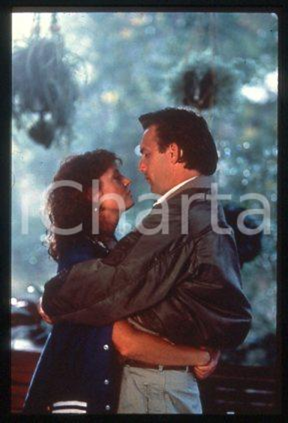 Susan SARANDON Kevin COSTNER - CINEMA Bull Durham 1988 * 35 mm vintage slide 53