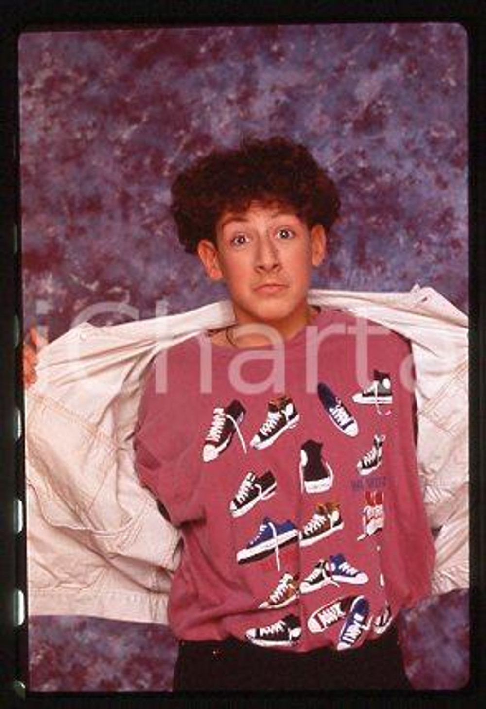 Isaac LIDSKY - CINEMA Saved by the Bell Actor 1993 ca * 35 mm vintage slide 5