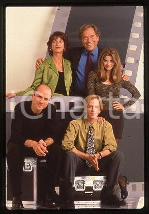 Enrico COLANTONI Wendie MALICK - Just Shoot Me 1997 ca * 35 mm vintage slide 1