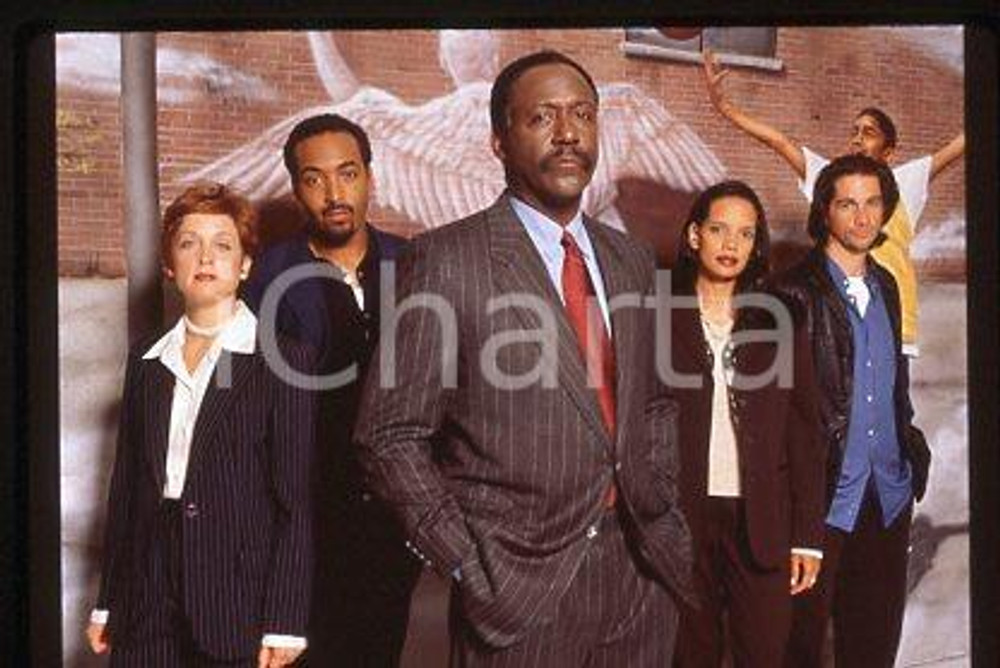 Richard ROUNDTREE - CINEMA 413 Hope St. Cast 1997 ca * 35 mm vintage slide 3