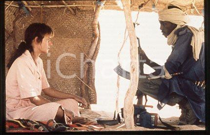 Sandrine BONNAIRE - CINEMA La captive du désert 1990 * 35 mm vintage slide 1