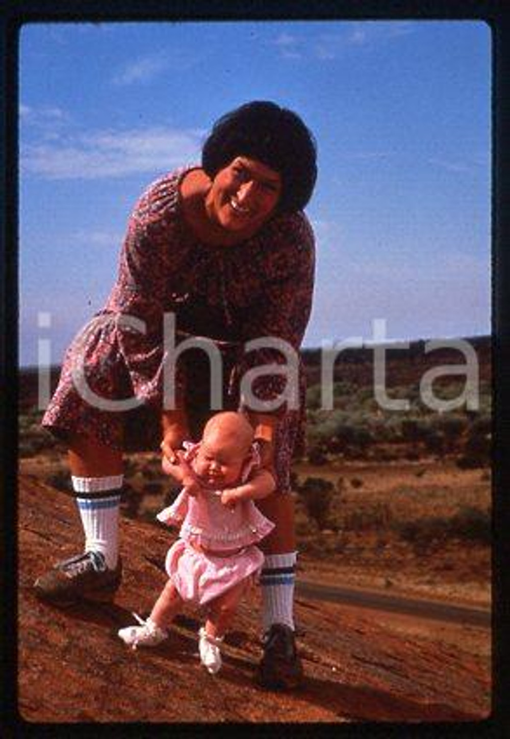 Meryl STREEP with baby Trial drama A Cry in the Dark 1988 *35mm vintage slide 12