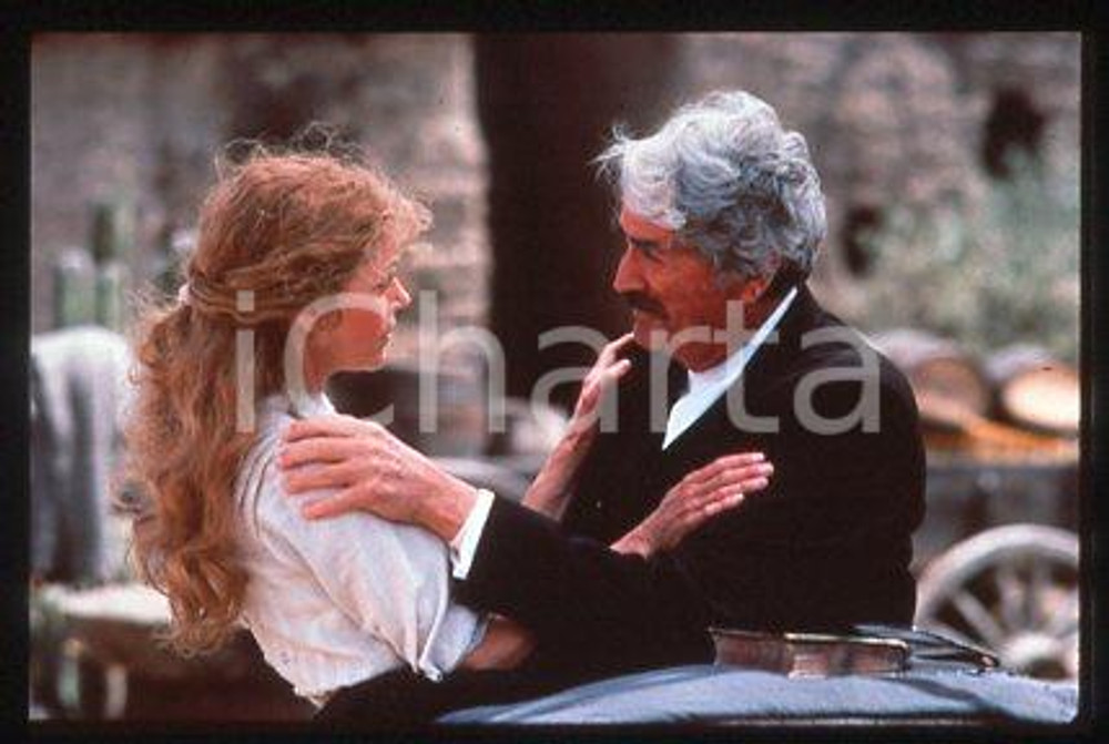Jane FONDA Gregory PECK - CINEMA Film Old Gringo 1989 * 35 mm vintage slide 6