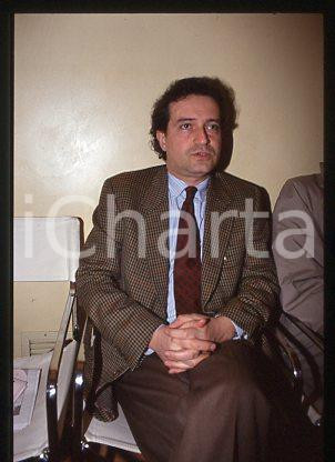 Fotografia d epoca originale Luciano PETTINARI RIFONDAZIONE COMUNISTA Ritratto 1995 ca 35mm vintage slide 7 1