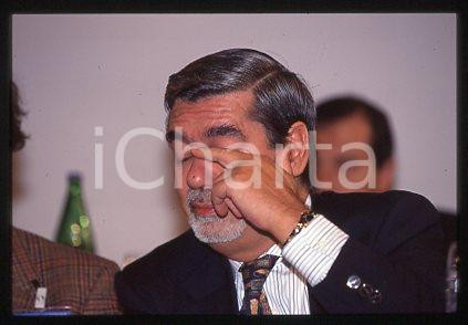 Ugo MARTINAT - ITALIA Politico del MSI Ritratto 1990 ca * 35 mm vintage slide 2