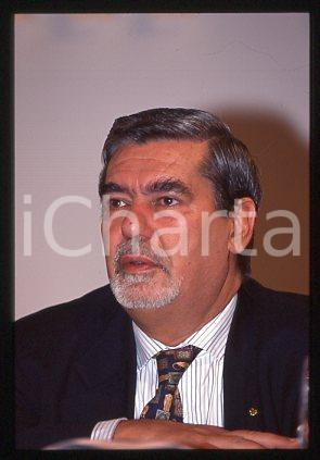 Ugo MARTINAT - ITALIA Politico del MSI Ritratto 1990 ca * 35 mm vintage slide 3