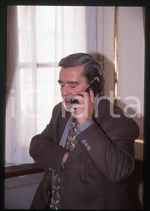 Ugo MARTINAT - ITALIA Politico del MSI Ritratto 1994 ca * 35 mm vintage slide 6