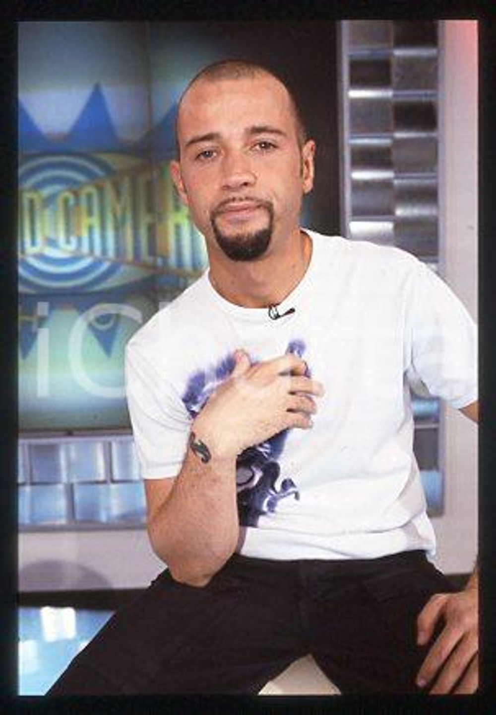 Fabio VOLO - CANDID CAMERA ITALIA - 1 TV host 1999 * 35 mm vintage slide 4