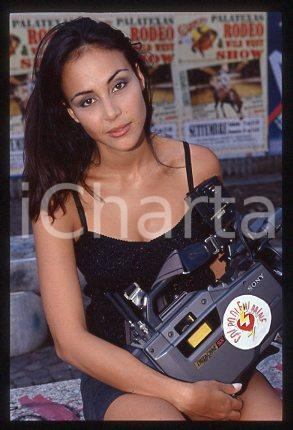 Rebecca REAM - ITALIA Ritratto della modella 1998 ca * 35 mm vintage slide 1