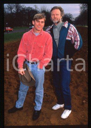 Jon VOIGHT Ricky SCHRODER CINEMA Actors The Champ 1985 ca * 35mm vintage slide 1