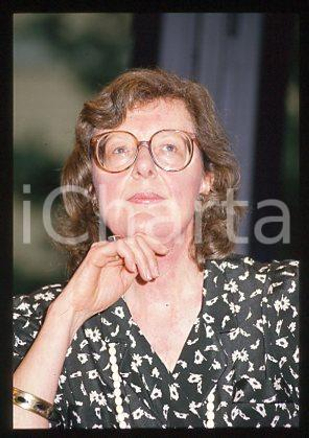 Penelope LIVELY -LITERATURE British writer Portrait 1990ca *35mm vintage slide 2