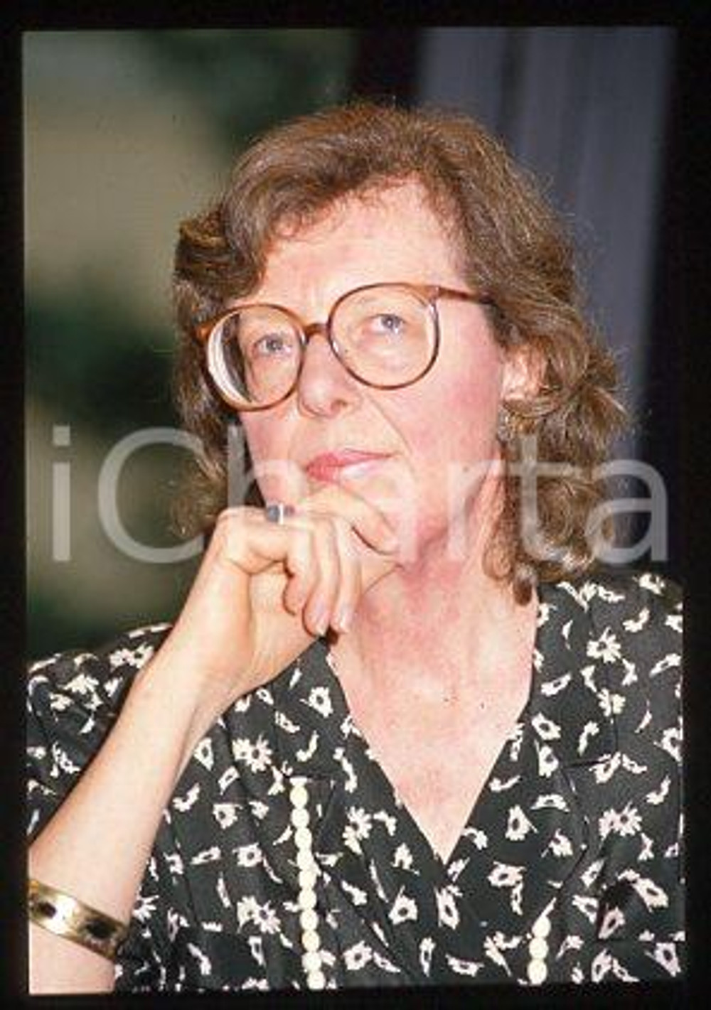 Penelope LIVELY -LITERATURE British writer Portrait 1990ca *35mm vintage slide 6