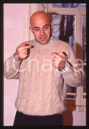 Maurizio CROZZA - ITALIA RAI 3 Comico e imitatore 1993 ca * 35mm vintage slide 3