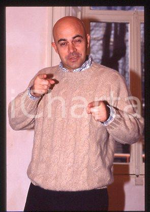 Maurizio CROZZA - ITALIA RAI 3 Comico e imitatore 1993 ca * 35mm vintage slide 4